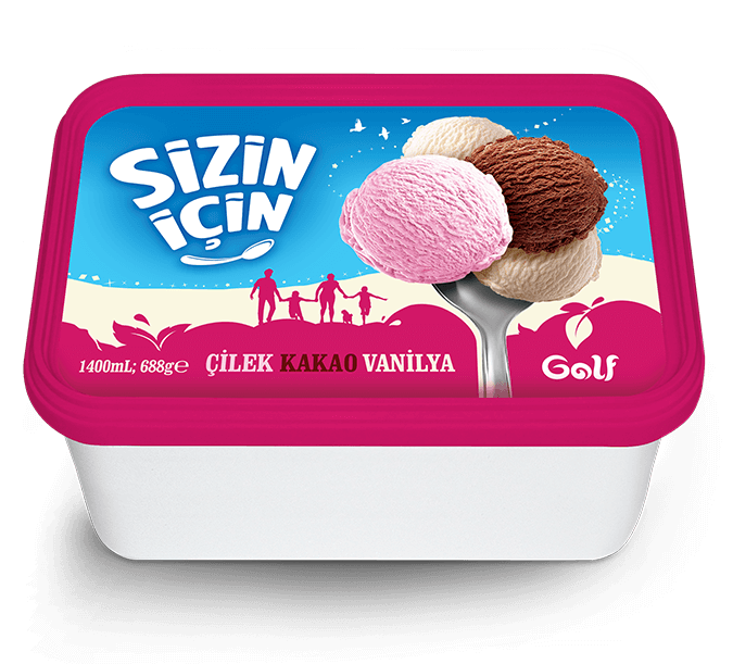 Golf Sizin İçin Çilek - Kakao - Vanilya